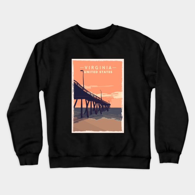 virginia Crewneck Sweatshirt by husnimubarok